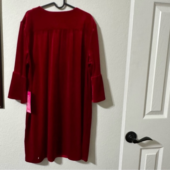 NWT JUDE CONNALLY Kerry Ruby Stretch Velvet Dress - Picture 6 of 9